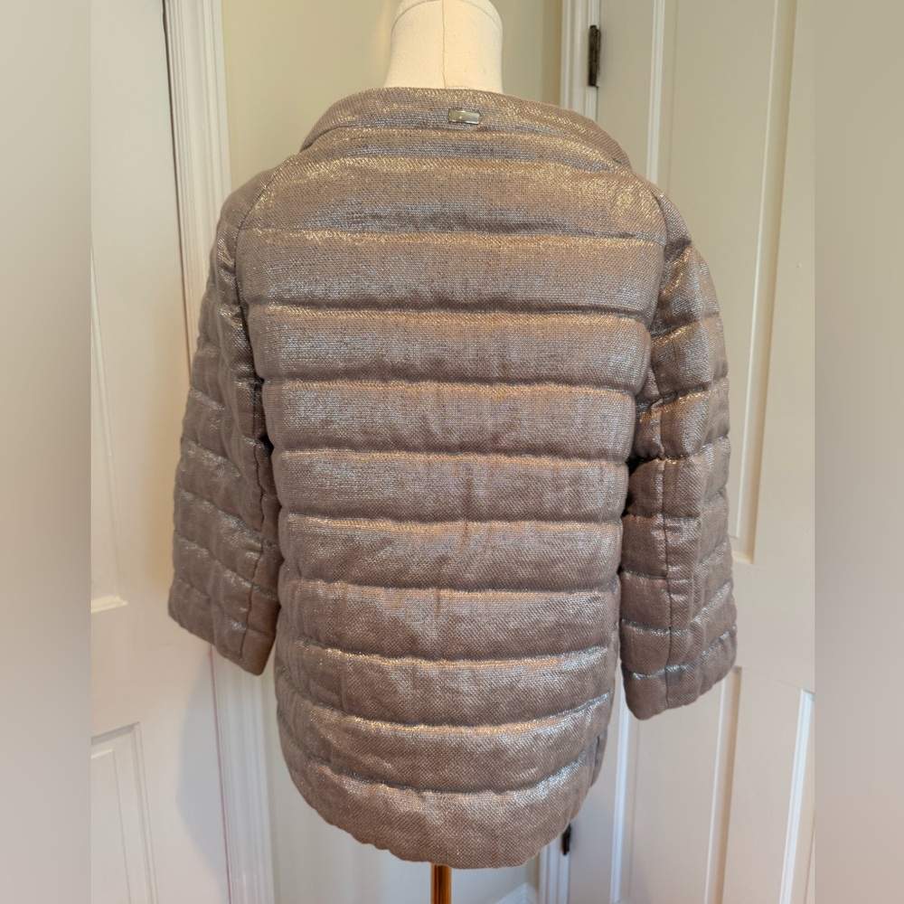 Herno Metallic Gold Puffer Jacket - Picture 4 of 7